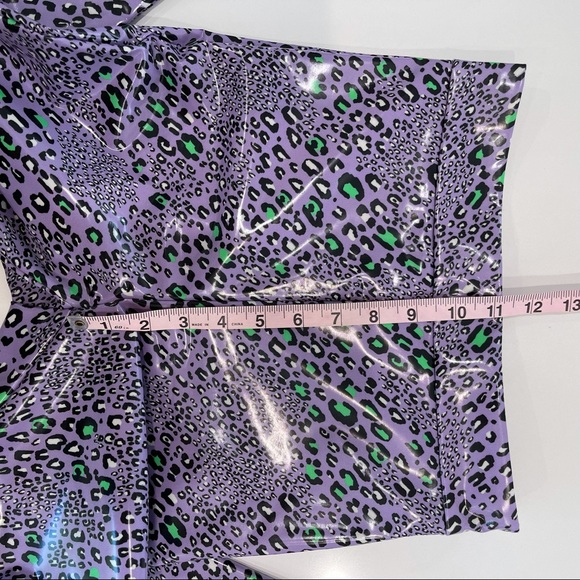 SOLD🚫AUTHENTIC NWOT Versace Purple Leopard Pants IT36 - Picture 9 of 14